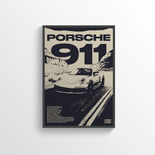 Porsche 911 plakat