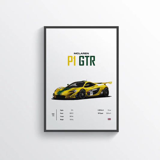 McLaren P1 GTR plakat