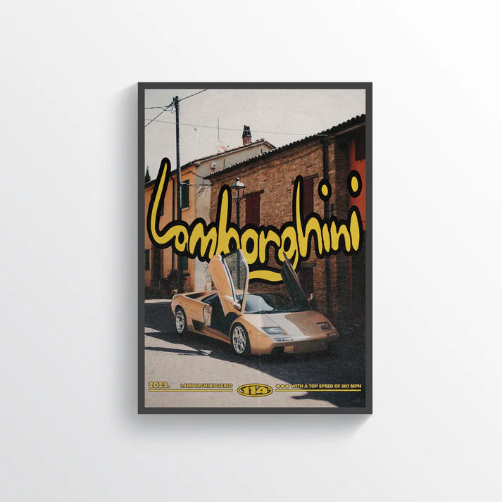 Lamborghini plakat