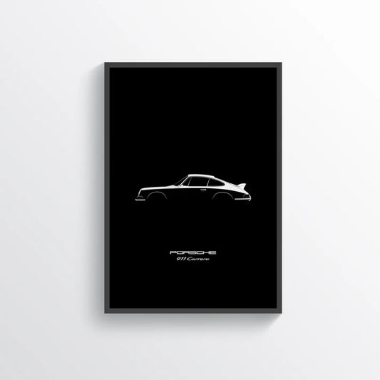 Porsche Carrera 911 plakat