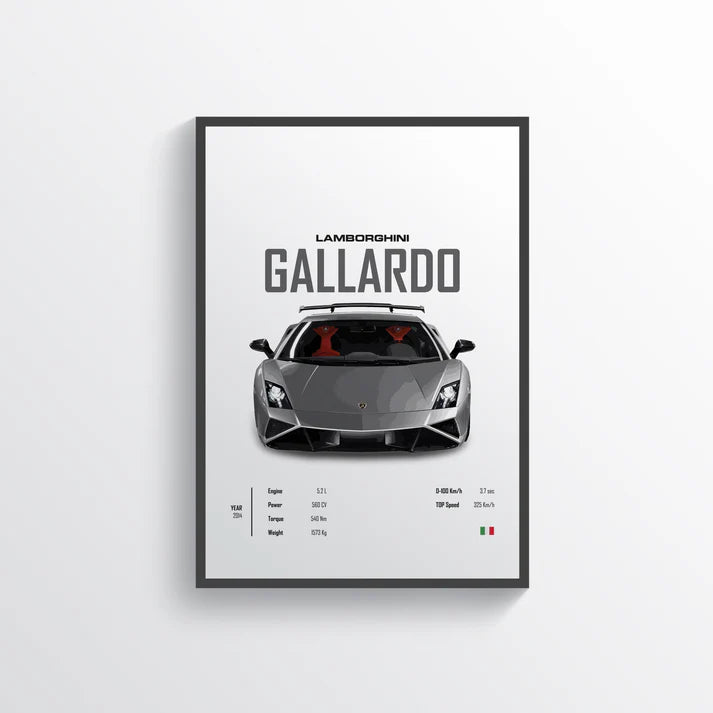 Lamborghini Gallardo plakat