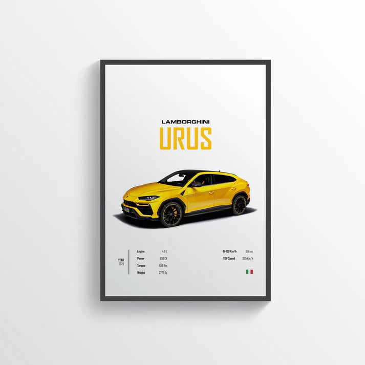 Lamborghini Urus plakat